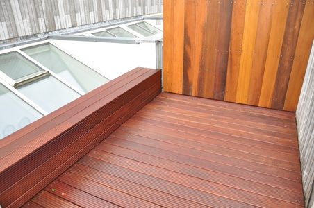 dakterras met bank